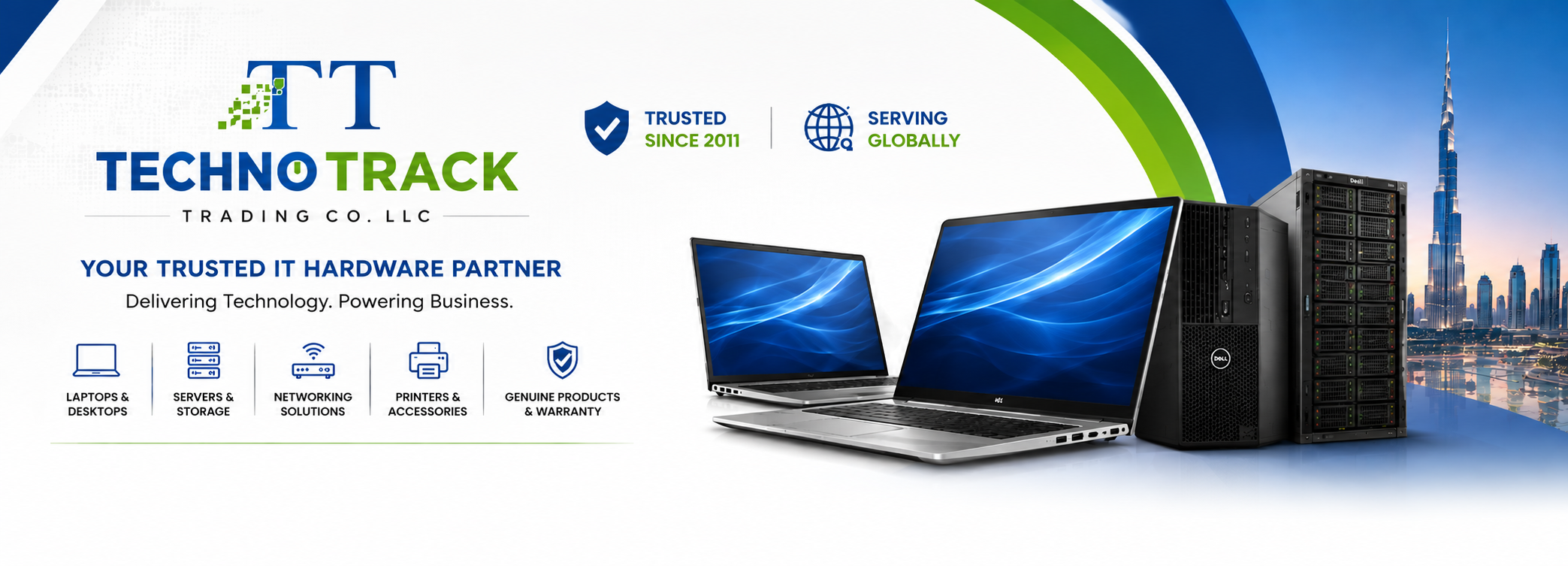 IT Hardware Supplier Dubai UAE - Techno Track Trading