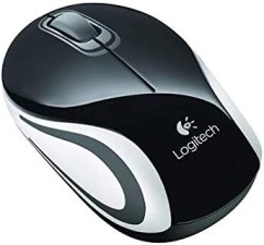 Logitech M187 USB Wireless Optical Mini Mouse Black & White | 910-002731